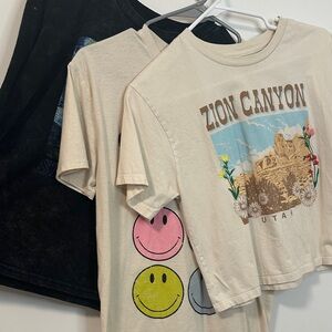 Zion Canyon Graphic Kids T-Shirt - Cream